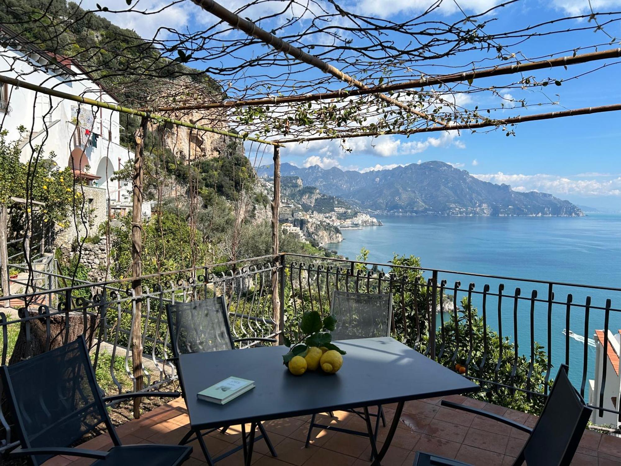 Amalfi 51 Con Vista Mare, Giardino E Terrazze Villa Conca dei Marini Dış mekan fotoğraf