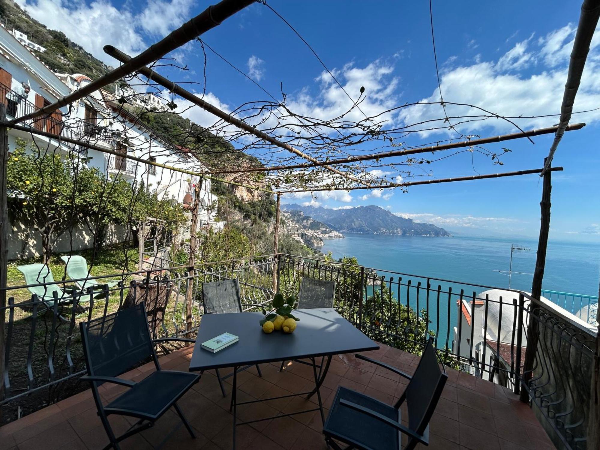 Amalfi 51 Con Vista Mare, Giardino E Terrazze Villa Conca dei Marini Dış mekan fotoğraf
