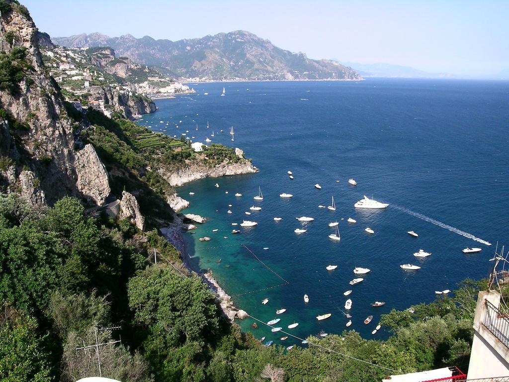Amalfi 51 Con Vista Mare, Giardino E Terrazze Villa Conca dei Marini Dış mekan fotoğraf